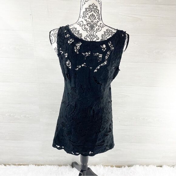 Vivienne Tam Lace Tank Shift Midi Dress - Picture 3 of 7